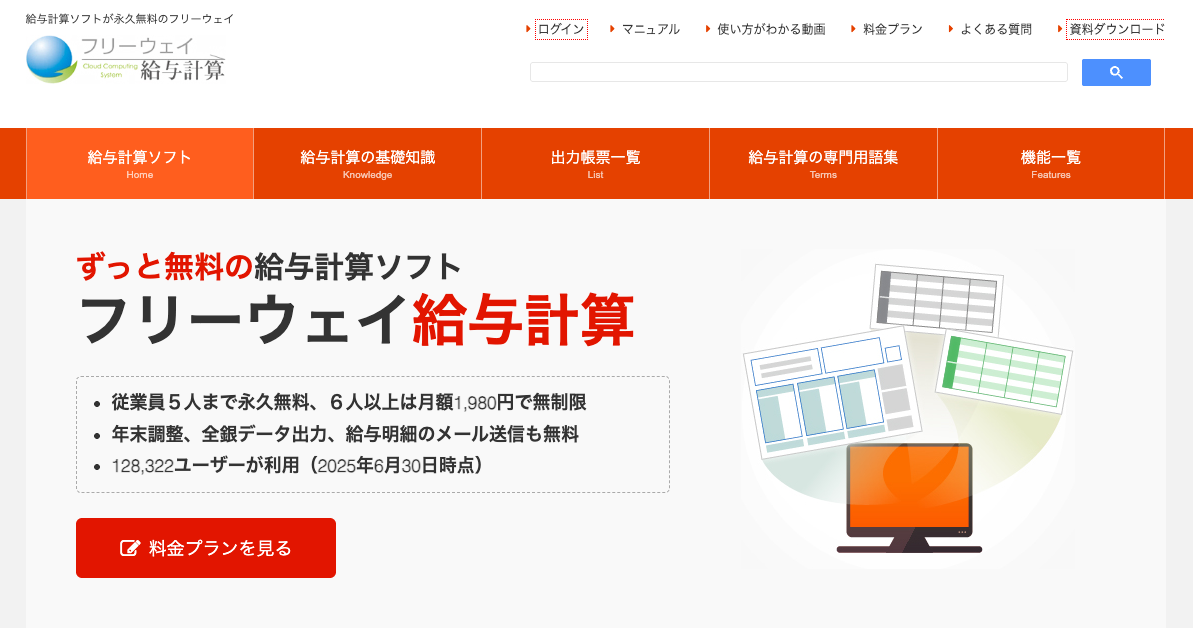 フリーウェイ給与計算