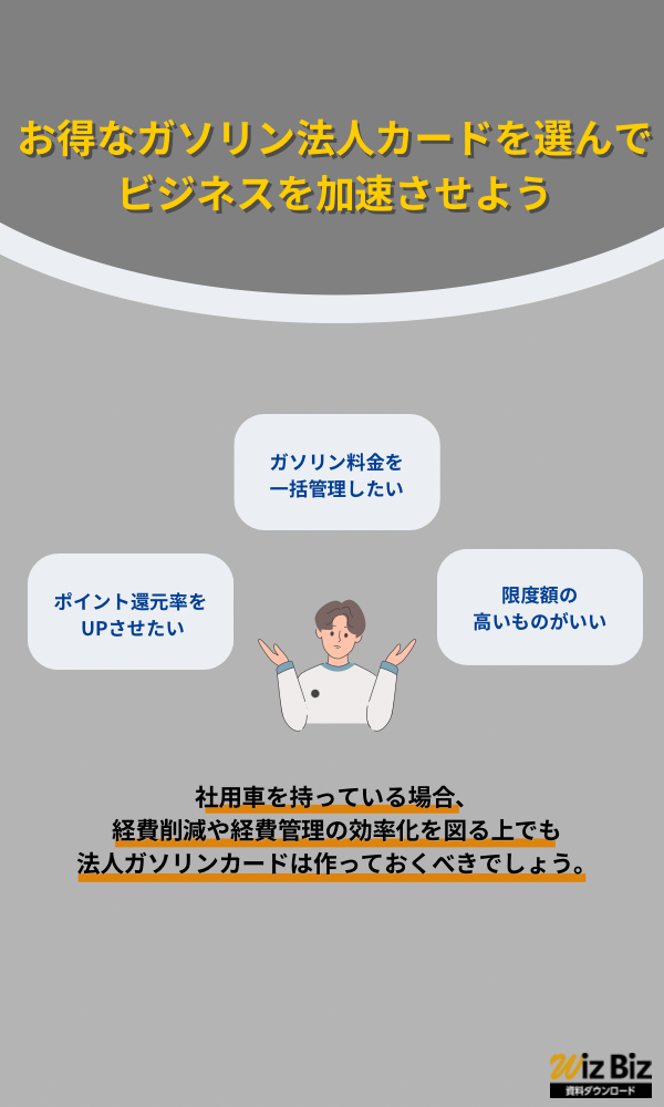 お得なガソリン法人カードを選んでビジネスを加速させよう